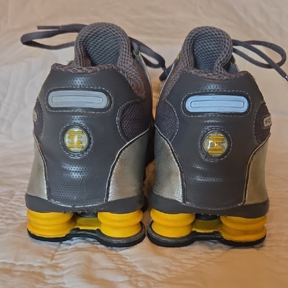 Nike Gray and Yellow Athletic Shoes - Picture 5 of 9